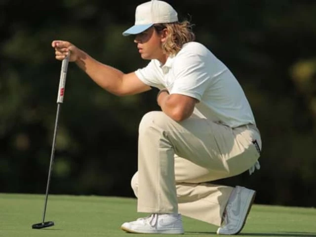south african garrick higgo is in a four way tie for the lead after the first round of the us pga tour sanderson farms championship in mississippi photo afp
