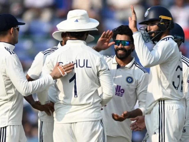ravindra jadeja got the first two wickets for india photo afp ravindra jadeja got the first two wickets for india photo afp