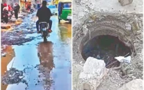 potholes on girja road spark outcry