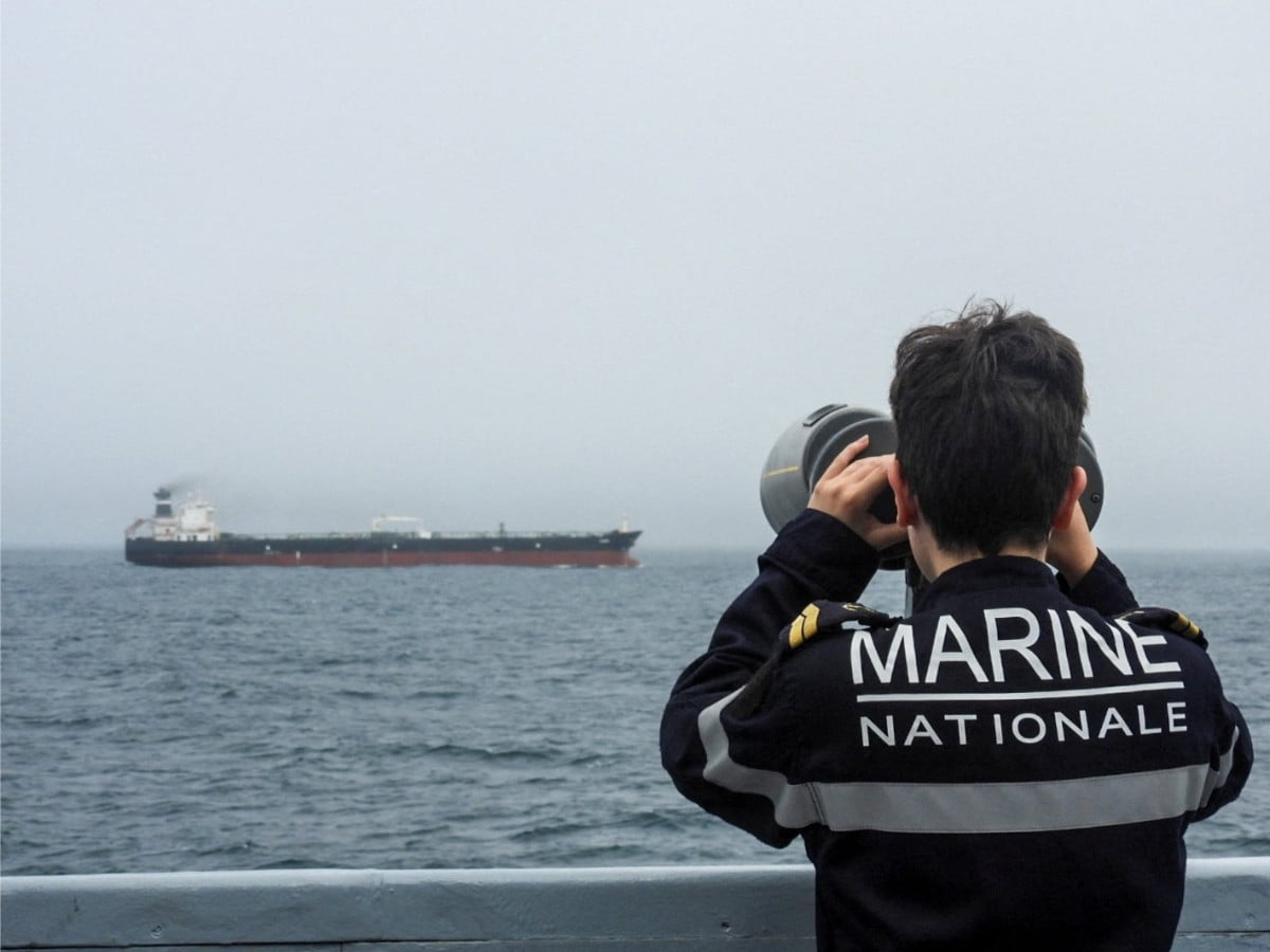 Macron says French Navy boarded Russia-linked sanctioned tanker