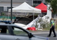 a rescuer works at the site of a plane crash in tomblaine france june 28 2026 reuters