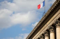 a view shows the french national flag on the top of the palais brogniard former paris stock exchange located at place de la bourse in paris photo reuters