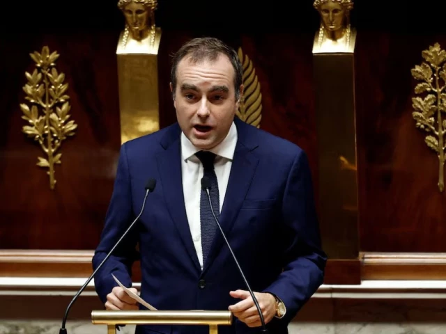 french prime minister sebastien lecornu delivers a speech during debate before votes on two no confidence motions against the french government tabled by members of parliament of la france insoumise france unbowed lfi and the rassemblement national national rally rn two days after the french prime minister s general policy speech during a public session at the national assembly in paris france october 16 2025 reuters french prime minister sebastien lecornu delivers a speech during debate before votes on two no confidence motions against the french government tabled by members of parliament of la france insoumise france unbowed lfi and the rassemblement national national rally rn two days after the french prime minister s general policy speech during a public session at the national assembly in paris france october 16 2025 reuters