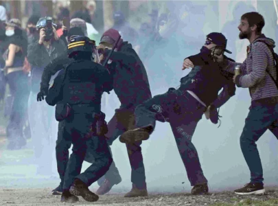 france protests demonstrators vow to shake government