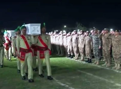 funeral prayers of two martyred soldiers offered in peshawar funeral prayers of two martyred soldiers offered in peshawar