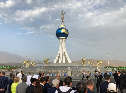 turkmenistan opens futuristic city dedicated to leader