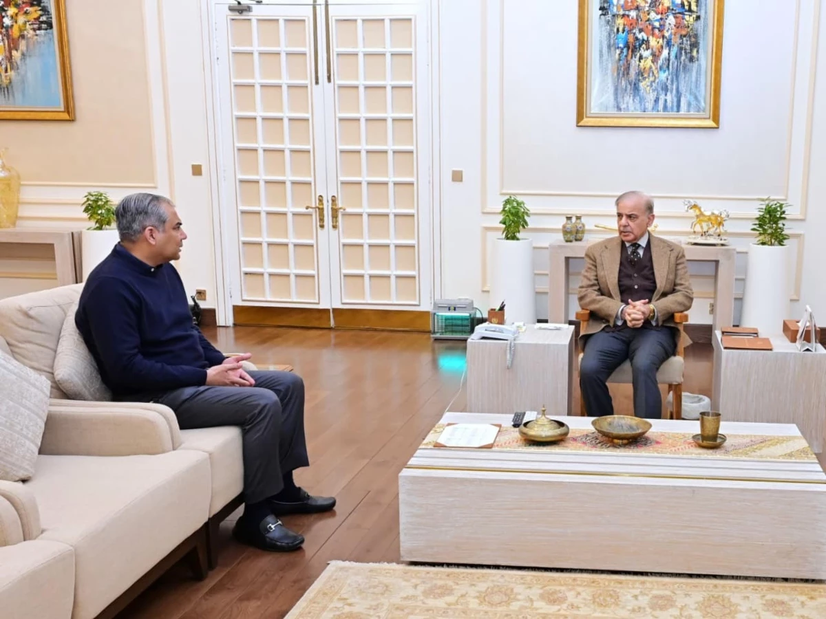 federal minister for interior syed mohsin raza naqvi calls on prime minister muhammad shehbaz sharif in islamabad on monday ptv news
