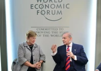 a meeting with prime minister shehbaz sharif and imf managing director kristalina georgieva at the world economic forum meeting in davos switzerland on wednesday ptv news