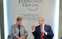 pm shehbaz apprises imf chief of improving economic indicators on wef s sidelines