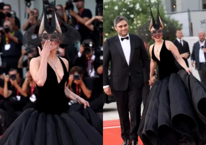 Lady Gaga stuns in Dior gown at Joker: Folie  Deux Venice Film Festival  premiere