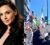 gal gadot s walk of fame ceremony disrupted by protests police intervene gal gadot s walk of fame ceremony disrupted by protests police intervene