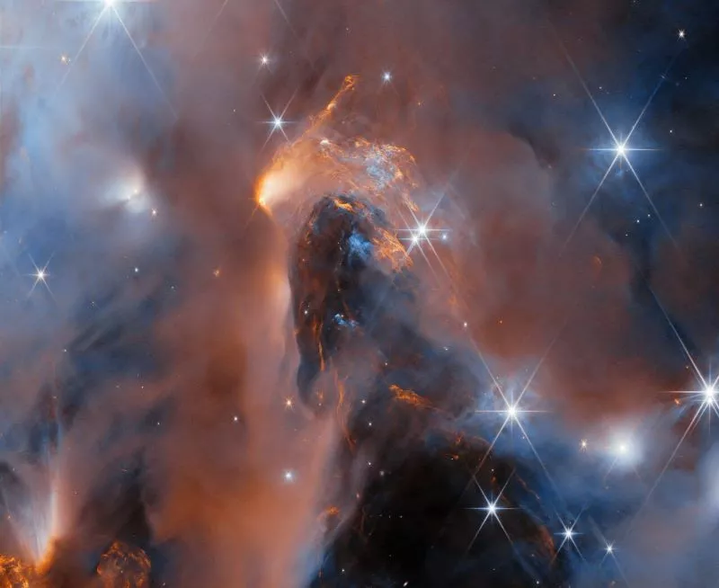 this stunning new mosaic of images from the nasa esa csa james webb space telescope showcases the nearby star forming cluster ngc 1333 the nebula is in the perseus molecular cloud and located approximately 960 light years away photo nasa this stunning new mosaic of images from the nasa esa csa james webb space telescope showcases the nearby star forming cluster ngc 1333 the nebula is in the perseus molecular cloud and located approximately 960 light years away photo nasa