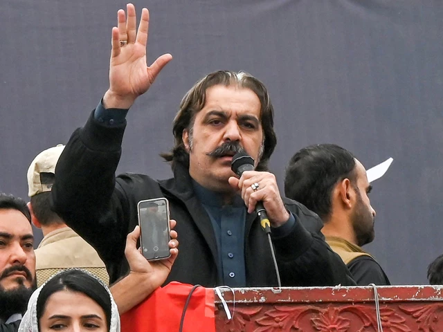 khyber pakhtunkhwa chief minister ali amin gandapur photo afp file