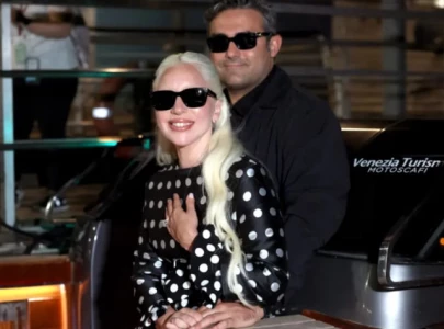 lady gaga shows off massive engagement ring with fianc michael polansky at venice film festival lady gaga shows off massive engagement ring with fianc michael polansky at venice film festival