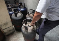 an employee checks empty lpg cylinders inside vidyarthi bhavan restaurant as restaurants and hotels in southern india including the it hub of bengaluru have warned of shutdowns amid disruptions in commercial lpg supply following the u s  israeli conflict with iran in bengaluru india march 10 2026 photo reuters