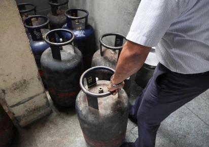 A gas pipeline with a blurred background, symbolizing the ongoing natural gas shortage impacting Pakistan's energy infrastructure.