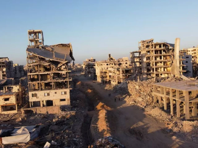 a drone view shows the destruction in a residential neighborhood after the withdrawal of the israeli forces from the area amid a ceasefire between israel and hamas in gaza in gaza city photo reuters a drone view shows the destruction in a residential neighborhood after the withdrawal of the israeli forces from the area amid a ceasefire between israel and hamas in gaza in gaza city photo reuters
