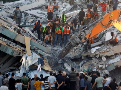 6 children among 20 palestinians killed as war damaged building collapses in gaza city