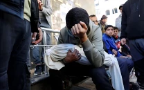 dozens mourn six killed in israeli shelling of gaza shelter