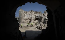 israel destroys gaza s historical palace with over 20 000 artifacts looted israel destroys gaza s historical palace with over 20 000 artifacts looted