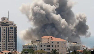 the image shows damage of a building in gaza photo reuters