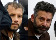 brazilian activist thiago vila and activist saif abu keshek a spanish national who were detained aboard the gaza bound global sumud flotilla which was intercepted by israeli forces in international waters appear at a court in beersheba southern israel may 6 2026 photo reuters
