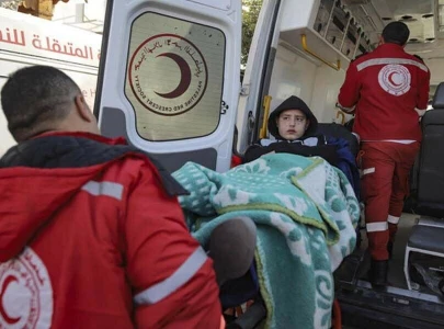 israeli strike on a car injures four palestinians in gaza