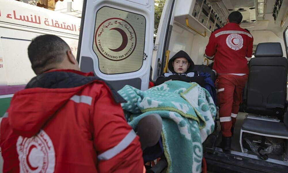 fourat least four palestinians were wounded on sunday in an israeli airstrike targeting a vehicle on the coastal road west of the nuseirat camp in central gaza photo reuters