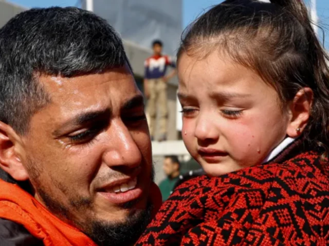 emotional scenes were observed during hostage exchange between israel and palestine photo aljazeera emotional scenes were observed during hostage exchange between israel and palestine photo aljazeera