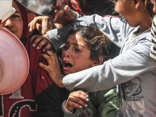 the un warns of a worsening crisis in gaza with 60 000 children under five facing malnutrition amid food shortages photo anadolu the un warns of a worsening crisis in gaza with 60 000 children under five facing malnutrition amid food shortages photo anadolu