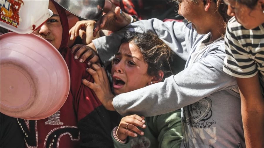 the un warns of a worsening crisis in gaza with 60 000 children under five facing malnutrition amid food shortages photo anadolu the un warns of a worsening crisis in gaza with 60 000 children under five facing malnutrition amid food shortages photo anadolu