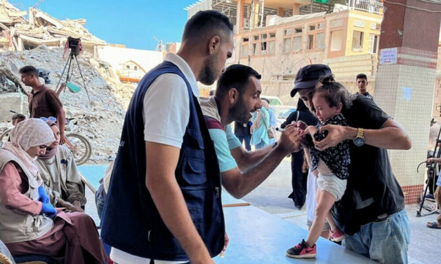 polio vaccination in gaza reaches 90 as un pushes for second dose polio vaccination in gaza reaches 90 as un pushes for second dose