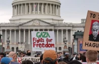 hundreds rally outside us capitol to demand arms embargo against israel photo anadolu agency