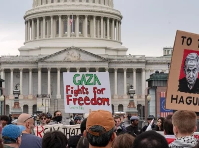 hundreds rally outside us capitol to demand arms embargo against israel hundreds rally outside us capitol to demand arms embargo against israel