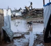 fresh rains flood streets in gaza