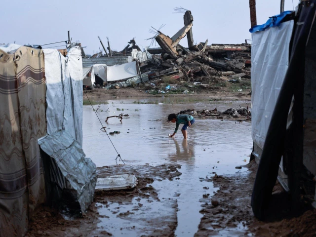 thousands of flood prone tents and homemade shelters now line areas cleared of rubble in gaza photo afp thousands of flood prone tents and homemade shelters now line areas cleared of rubble in gaza photo afp