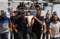 people carry the body of a palestinian who was killed in israeli strikes according to medics during a funeral in gaza city september 1 2026 reuters