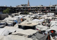 tents for displaced palestinians inside a school turned shelter in khan younis in the southern gaza strip september 10 2026 photo reuters