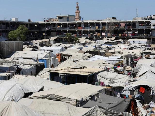 With reconstruction stalled, Gazans shelter in buildings at risk of collapse