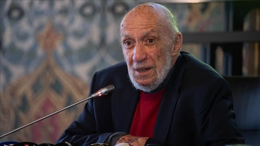 At a press conference in Istanbul, tribunal president Richard Falk urged governments to bypass the UN Security Council and let the General Assembly authorize armed intervention in Gaza. PHOTO: ANADOLU