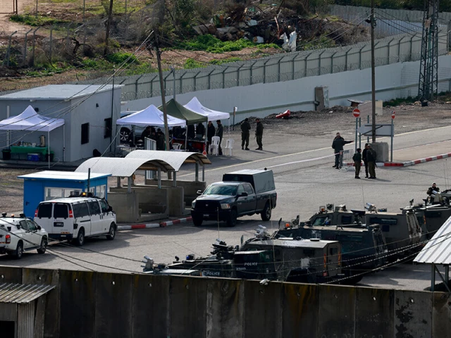 israeli troops gather with their vehicles inside the ofer military prison complex located between ramallah and beitunia in the occupied west bank before releasing palestinian prisoners as part of a hostage prisoner exchange on february 8 2025 photo afp israeli troops gather with their vehicles inside the ofer military prison complex located between ramallah and beitunia in the occupied west bank before releasing palestinian prisoners as part of a hostage prisoner exchange on february 8 2025 photo afp
