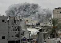 israeli strike in gaza file photo afp
