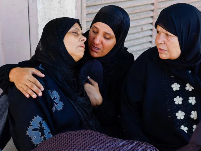 mother of three year old palestinian child tayyem hamdan who was killed in an israeli strike according to medics at al aqsa martyrs hospital in deir al balah reacts during his funeral in central gaza strip august 30 2026 reuters mother of three year old palestinian child tayyem hamdan who was killed in an israeli strike according to medics at al aqsa martyrs hospital in deir al balah reacts during his funeral in central gaza strip august 30 2026 reuters