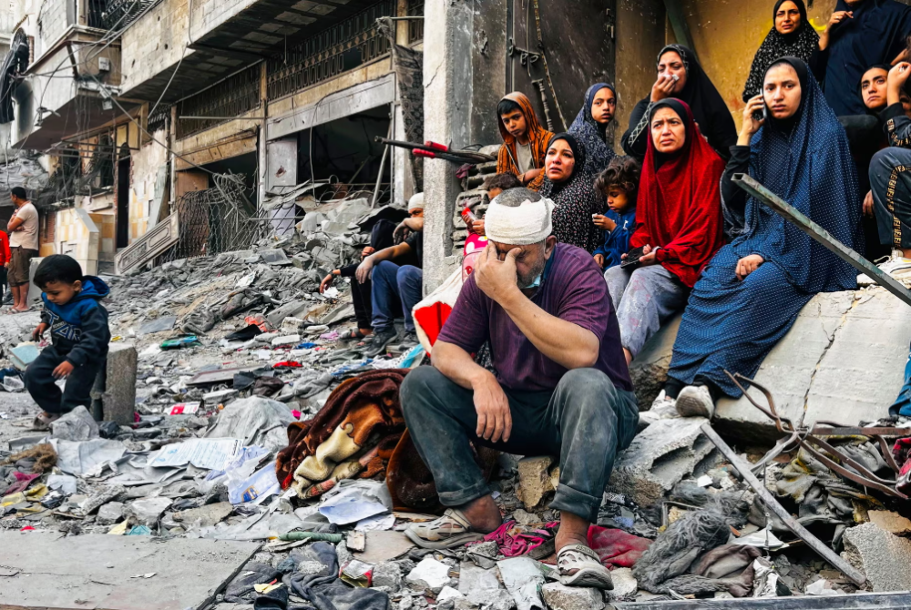 Gaza air strikes aftermath