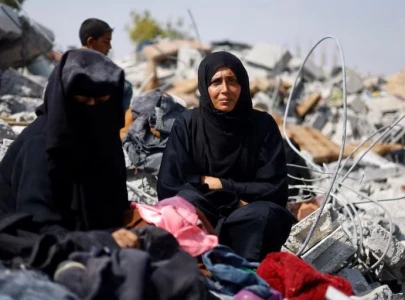 palestinian sisters cry out for missing mother after gaza airstrike palestinian sisters cry out for missing mother after gaza airstrike