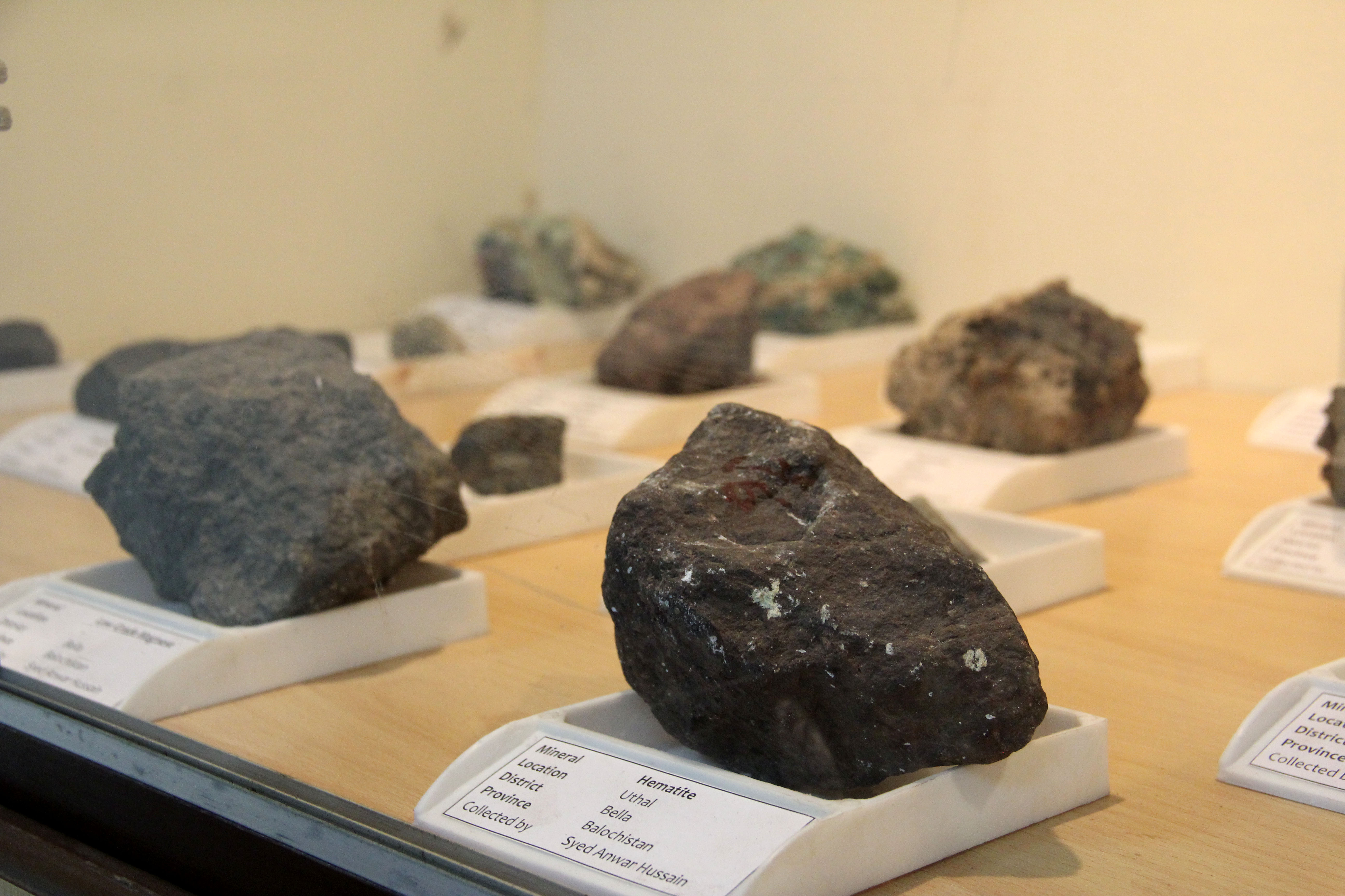 the minerals and rocks are all from hussain s personal collection photo ayesha mir express