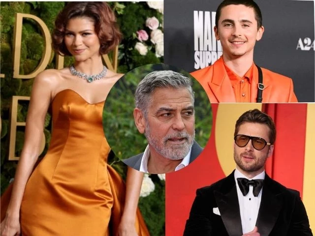 geroge clooney names timoth e chalamet glen powell and zendaya as actors who stand out