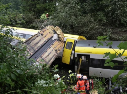 several reported killed as train derails in germany