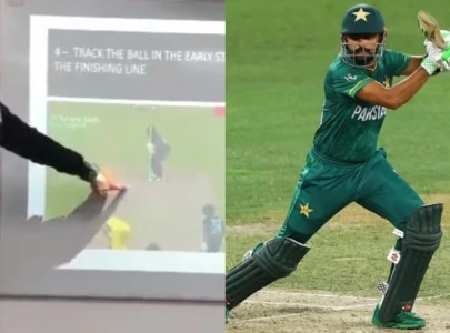 watch lecture on babar azam s batting technique goes viral watch lecture on babar azam s batting technique goes viral