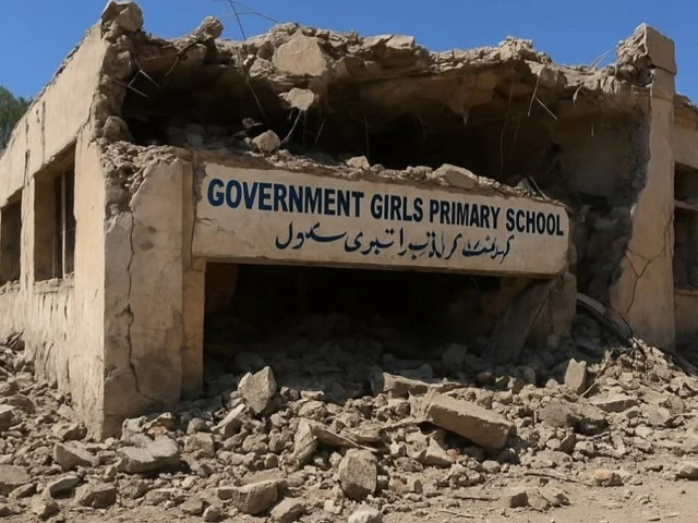 government school building attacked by terrorist in lakki marwat photo express government school building attacked by terrorist in lakki marwat photo express
